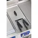 Electric fryer with cold zone and electronic control 1 x 21 L