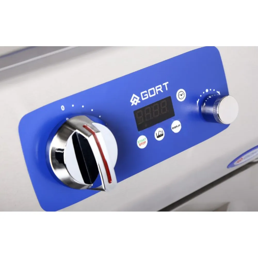 Electric fryer with cold zone and electronic control 1 x 21 L