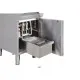 Gas fryer with cold zone 13L