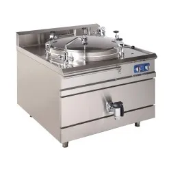 Electric boiling pan with autoclave 500 liters