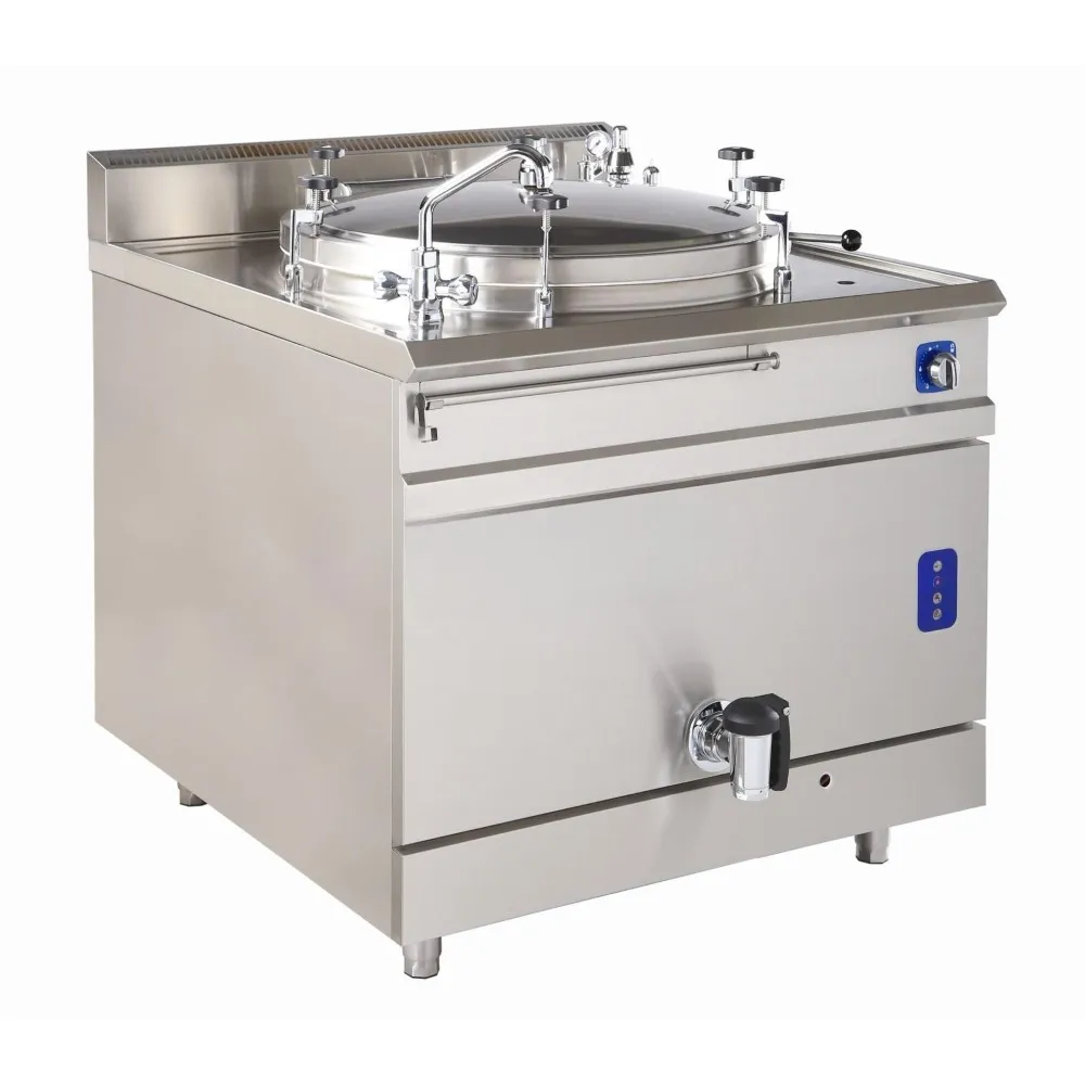 GAS BOILING PAN WITH AUTOCLAVE 500L