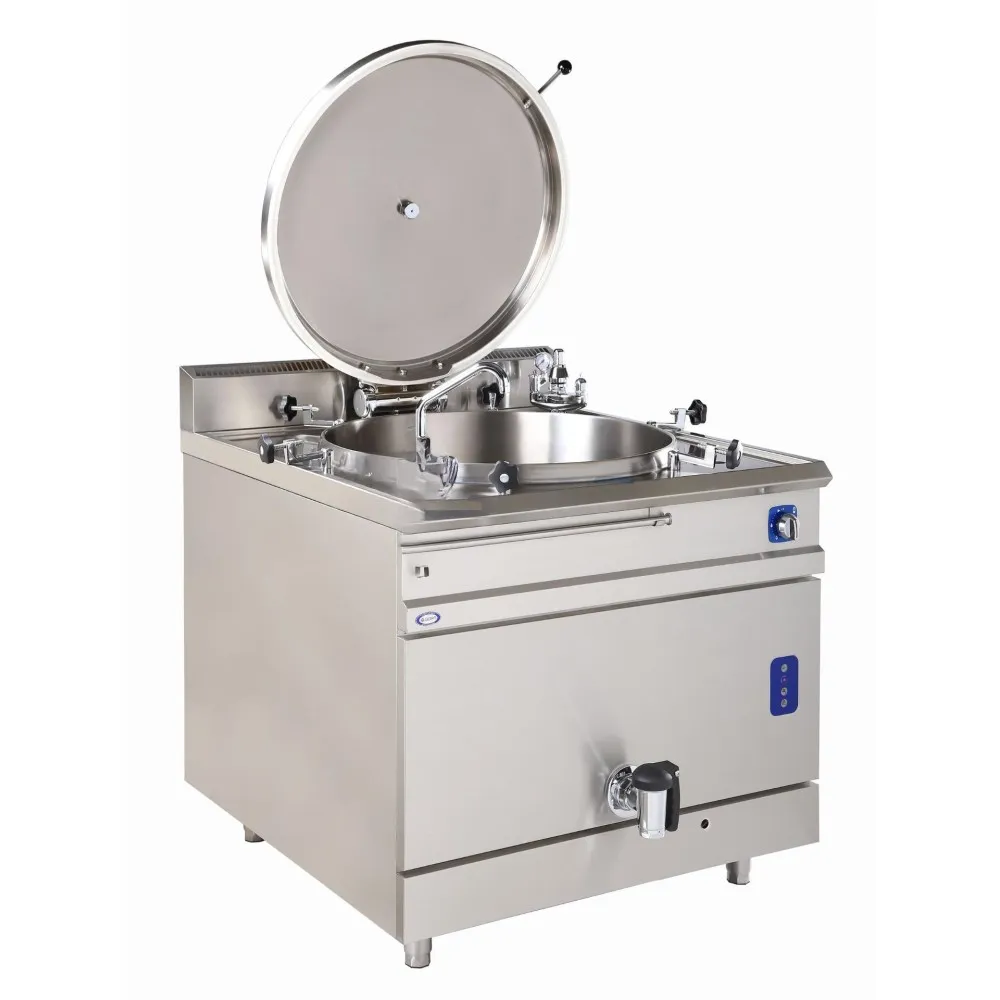 GAS BOILING PAN WITH AUTOCLAVE 500L