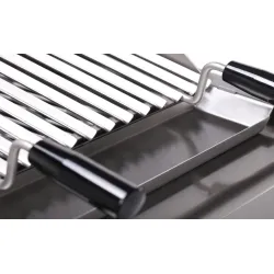 Lava stone gas grill surface on open base 7,8 kW