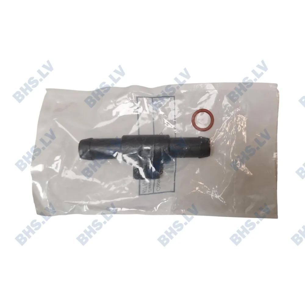 Water t-piece rinse aid dispenser