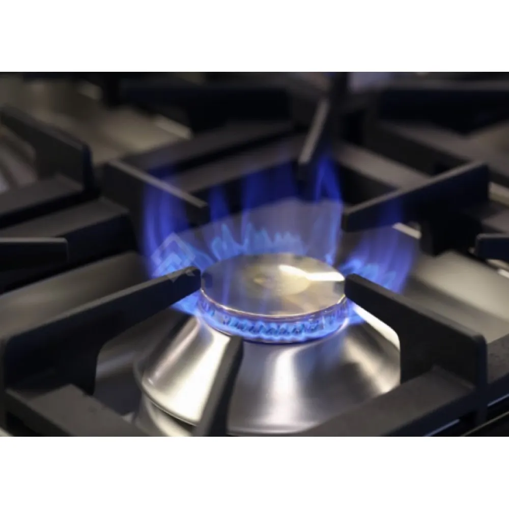 Gas stove top with burners and gas oven 27 KW