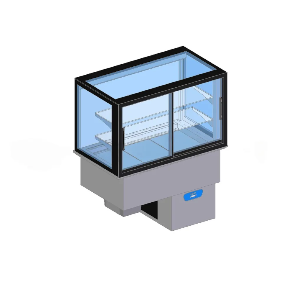 Cold display with sliding doors 1200x700x1440