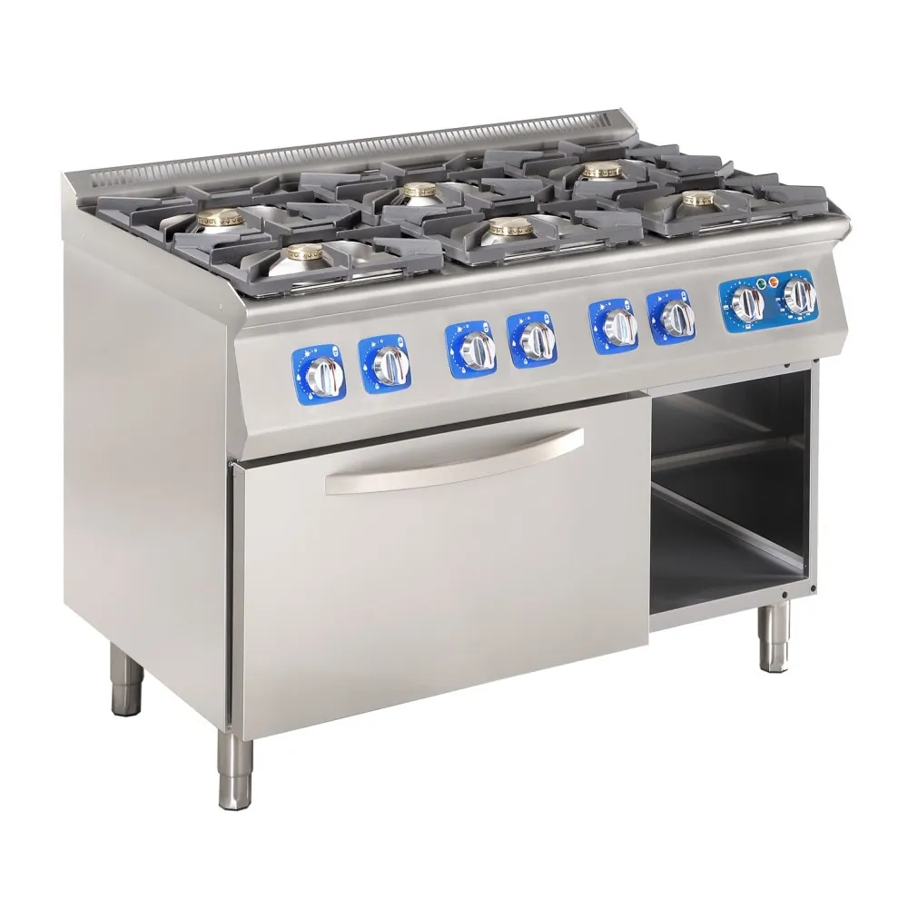 Gas stove with electric oven 33.9 KW