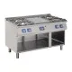 Gas stove with burners and cast iron surface 28.3 kW