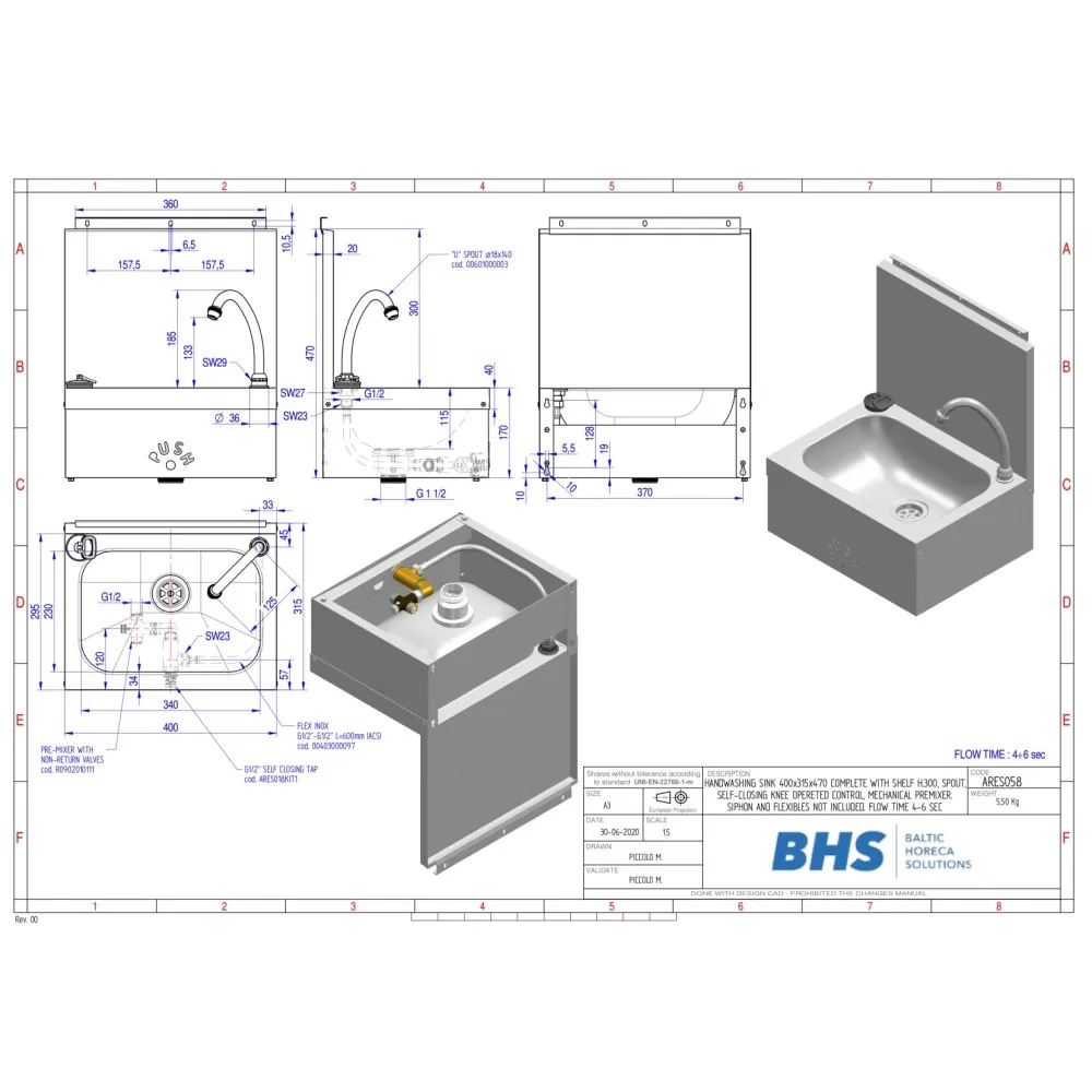Automatic water faucet A058
