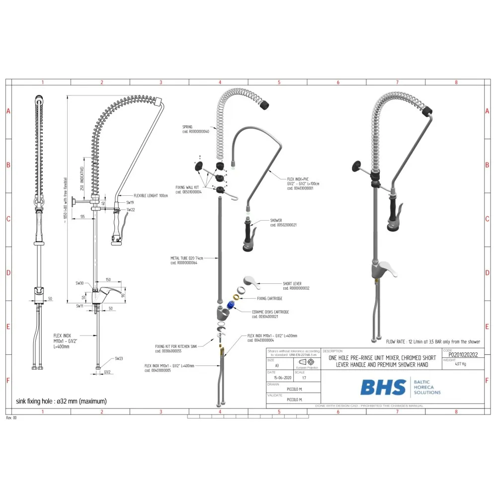 PRE-RINSE FAUCET P20202