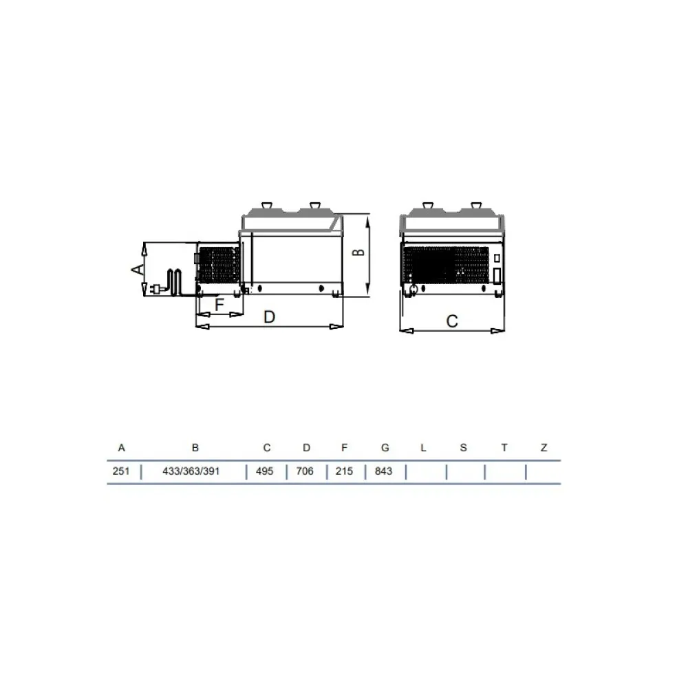 Ice cream cabinet V410CFS