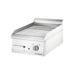 Electric grill top ribbed 4.0 kW chromed