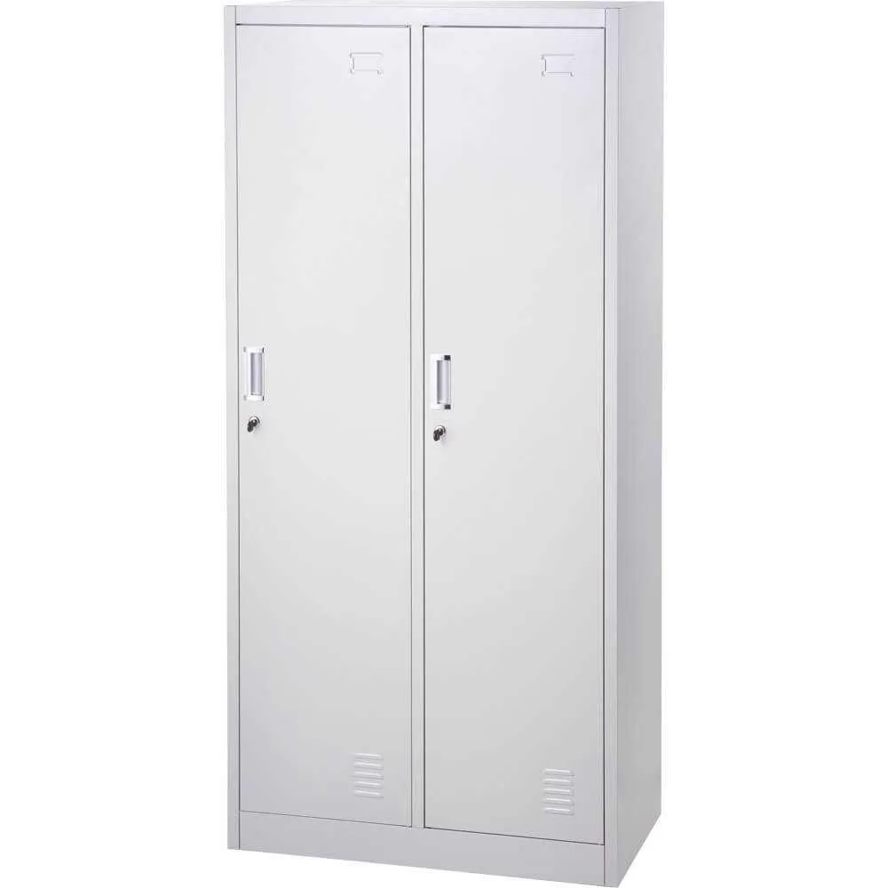 cabinet for work clothes with 2 opening doors