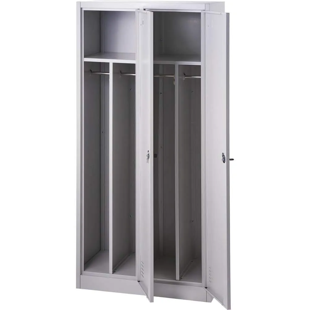 cabinet for work clothes with 2 opening doors