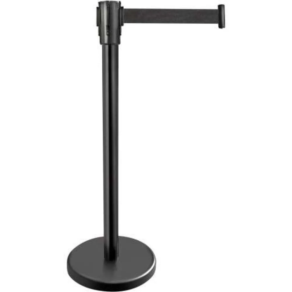 Decorative barrier with a ribbon