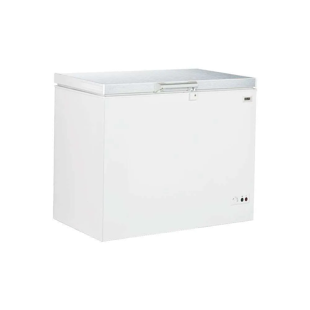Chest freezer with stainless steel  lid 295 l