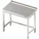 Stainless steel table with frame and side 1100