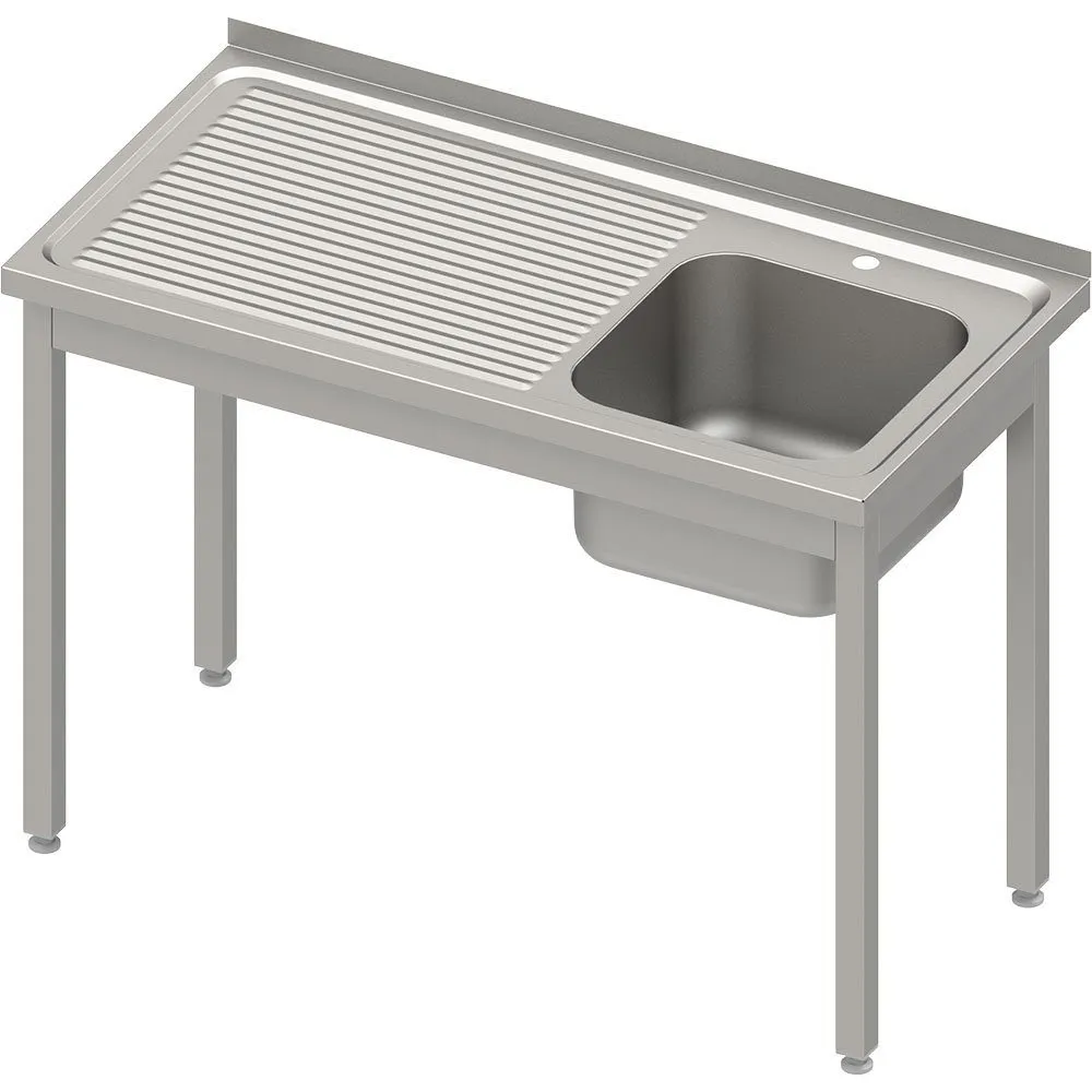 Easy assembly table with sink 1200