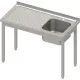 Easy assembly table with sink 1200