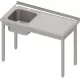 Easy assembly table with sink 1400