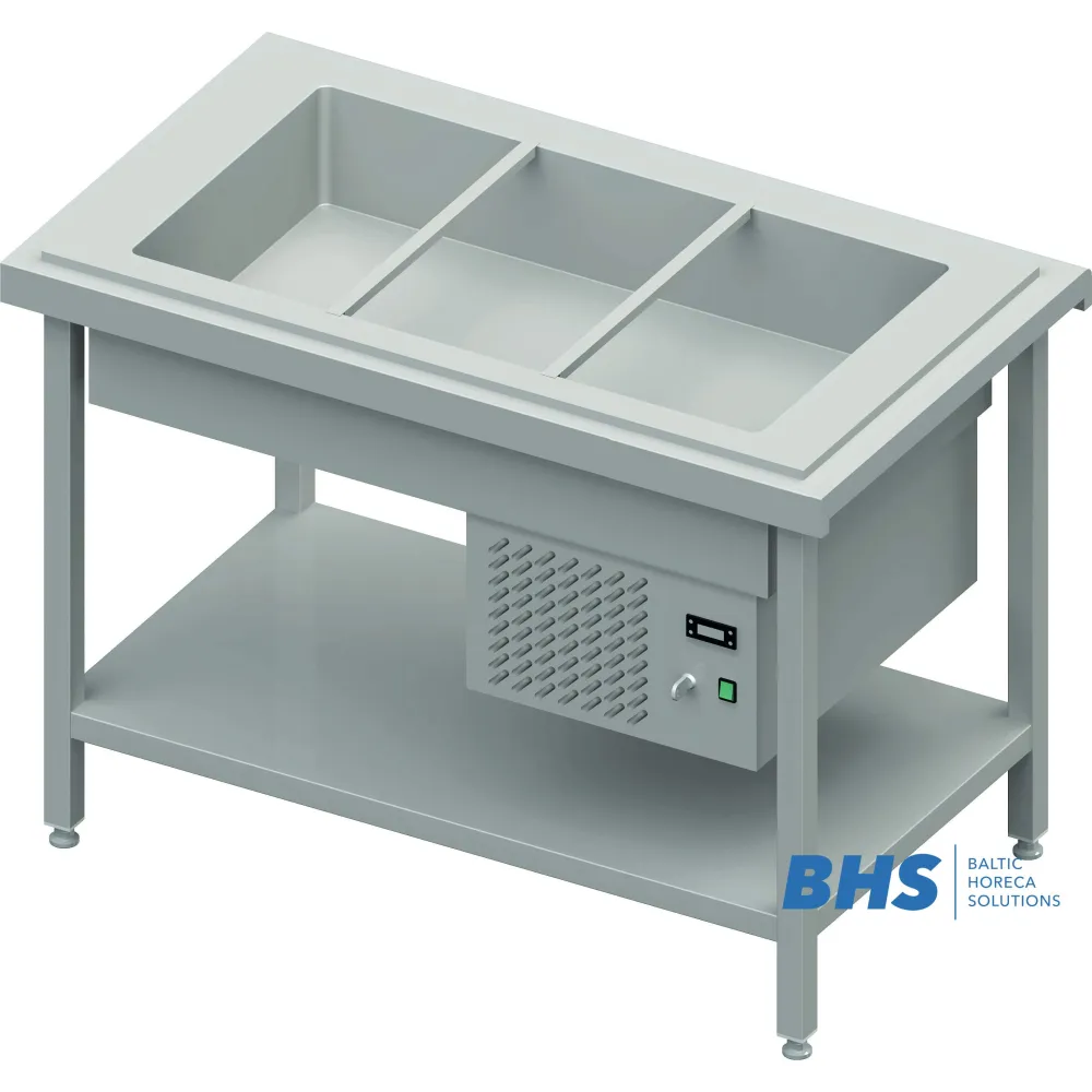 Chafing dish with a spacer 3 GN1/1