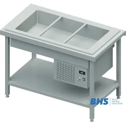 Chafing dish with a spacer 3 GN1/1