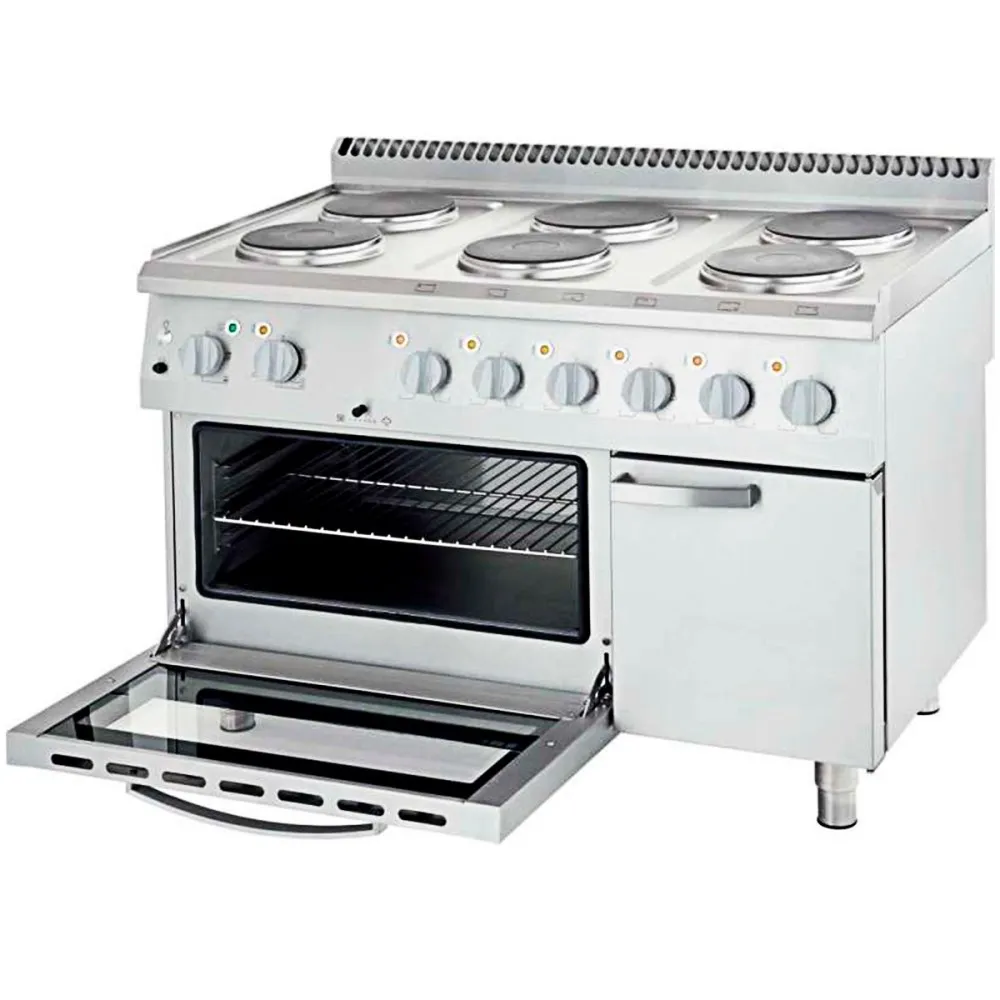 Electric range with convection oven 15.6/7.0 kW