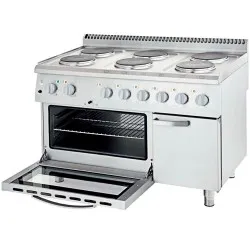 Electric range with convection oven 15.6/7.0 kW