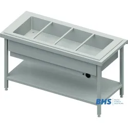 Hot chafing dish with one camera 4xGN1/1