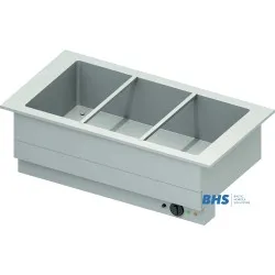 Chafing dish for 3 GN1/1