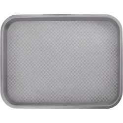 Square tray, grey 45x35 cm