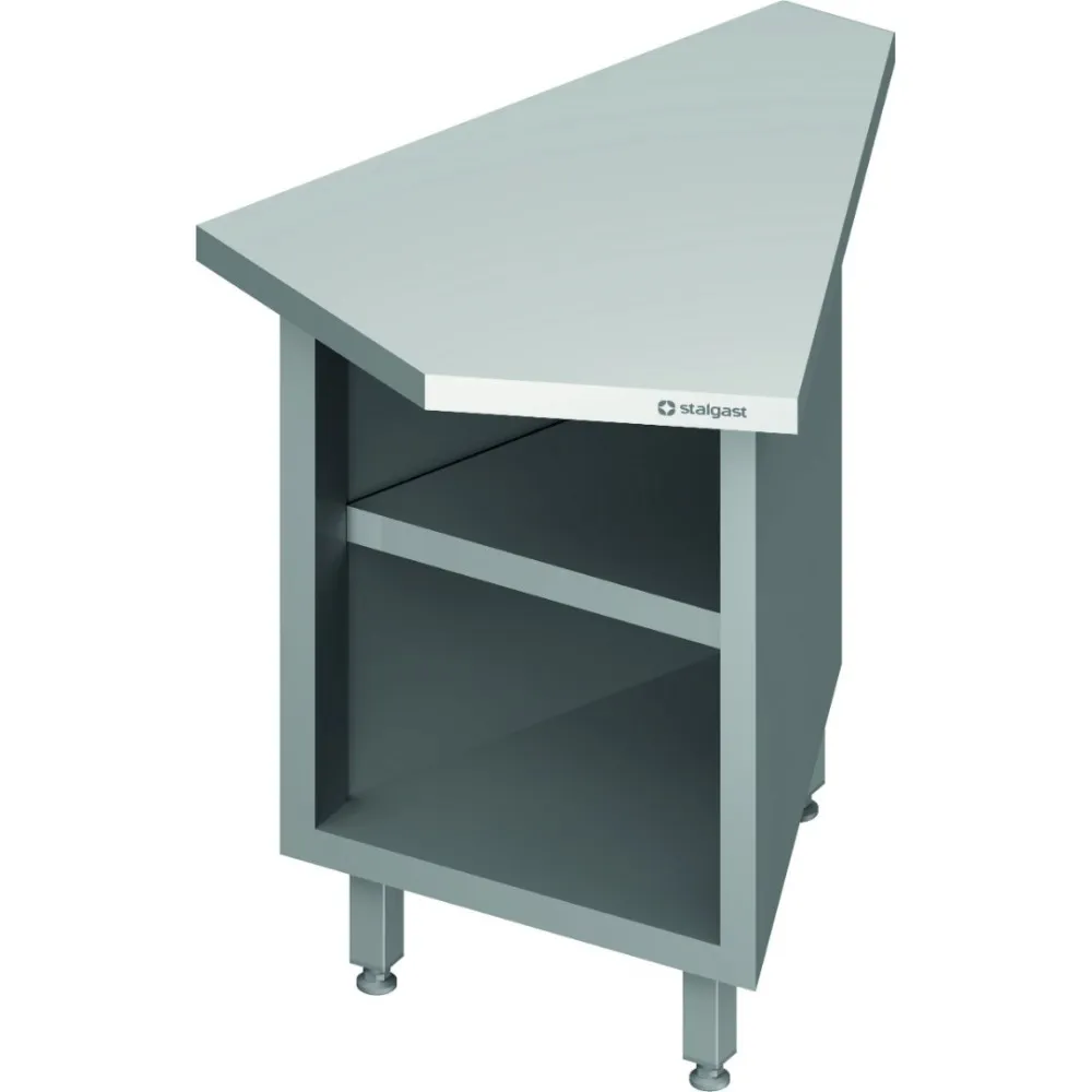Corner table inner 45 with shelf