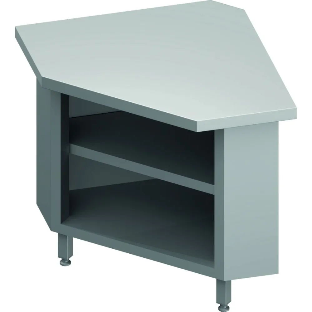 Corner table inner 90 with shelf