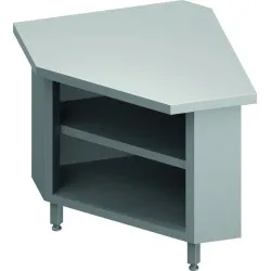 Corner table inner 90 with shelf