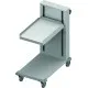 Trolley with height adjustable platform