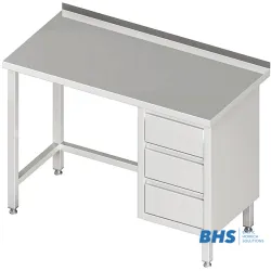 Table with three drawers 800
