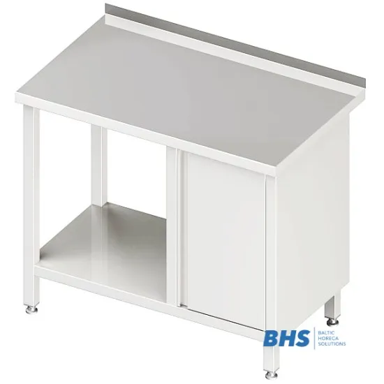 Table with single door and shelf