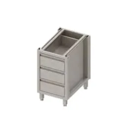 Cupboard with 3 drawers  H-810 mm