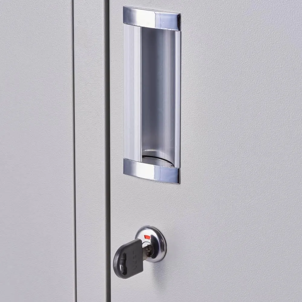 cabinet for work clothes with 2 opening doors