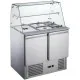 Cooling counter with showcase 10 x GN1/4