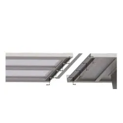 Stainless steel work surface