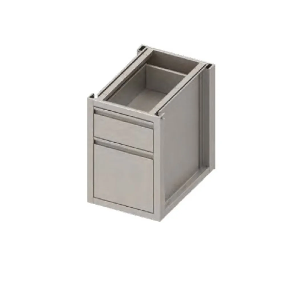 Cupboard with drawers  H-660 mm