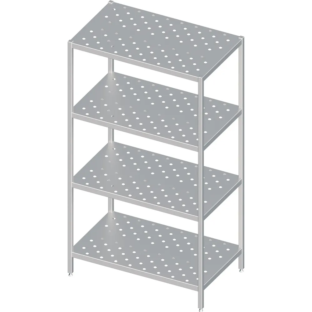Easy assemble perforated  shelf H- 1800mm , depth 700 mm