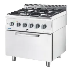 Gas stove with electric convection oven 14.0 /6.5 kW ECO