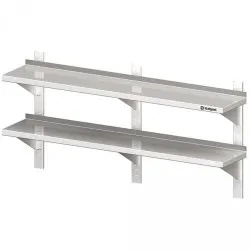 Single hanging with 2  shelfs, adjustable