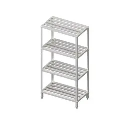Easy assemble grating  shelf H- 1800mm , depth 400 mm