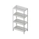 Easy assemble grating  shelf H- 1800mm , depth 700 mm