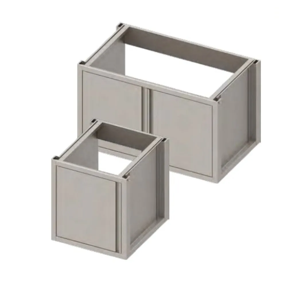 Cupboard under the sink with wing doors H-660 mm