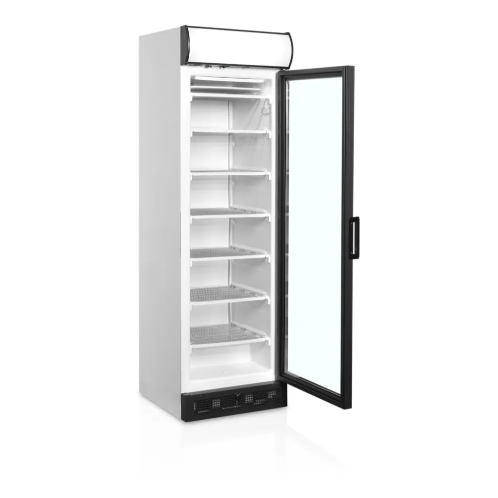 Freezer with advertising banner, 270l