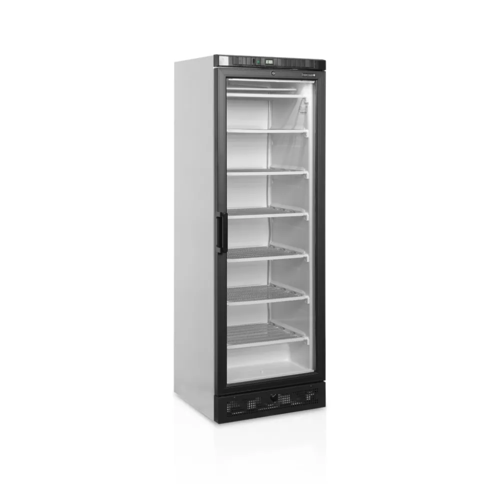 Display freezer with a heated glass door, 270l